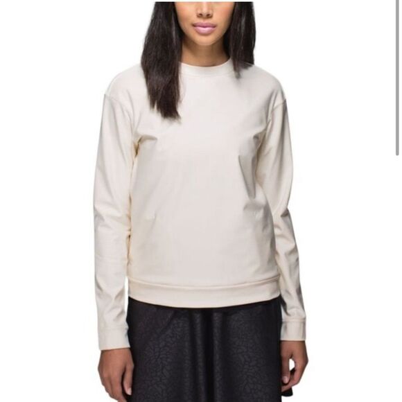 lululemon athletica Jackets & Blazers - Lululemon departure top in ghost size 2